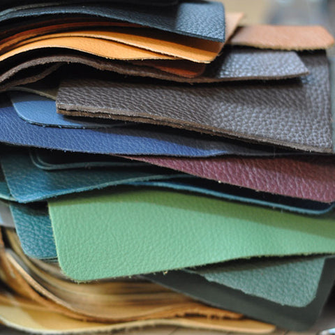 Corrected-grain Leather Swatches